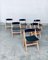 Italian Modern Plywood Folding Chairs, 1970s, Set of 6 17