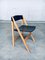 Italian Modern Plywood Folding Chairs, 1970s, Set of 6, Image 2