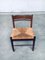 Mid-Century Belgium Wengé & Paper Cord Dining Chairs, 1960s, Set of 6, Image 6