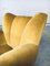 Art Deco Chairst Armlehnstuhl mit goldenem Samtbezug, 1930er, 2er Set 5