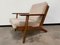 Danish Smoked Oak GE290 Lounge Chair by Hans J. Wegner for Getama 2