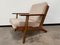 Danish Smoked Oak GE290 Lounge Chair by Hans J. Wegner for Getama, Image 1