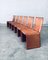 Postmodern Italian Leather Dining Chair Set, 1970s, Set of 6 28