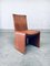 Postmodern Italian Leather Dining Chair Set, 1970s, Set of 6 11