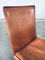 Postmodern Italian Leather Dining Chair Set, 1970s, Set of 6 5