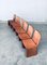 Postmodern Italian Leather Dining Chair Set, 1970s, Set of 6 20