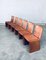 Postmodern Italian Leather Dining Chair Set, 1970s, Set of 6 27