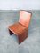 Postmodern Italian Leather Dining Chair Set, 1970s, Set of 6 6