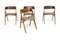 Vintage Teak Chairs, Denmark, 1960s, Set of 4 1