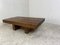 Vintage Rustic Solid Wood Wabi-Sabi Coffee Table, 1920s, Image 7