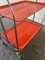 Folding Serving Trolley in Orange from Bremshey & Co., 1970s, Image 9