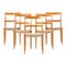 Dining Chair's Model Mimat by Karl Mathsson & Bruno Mathsson in Värnamo, Set of 5, Image 1