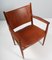 Mahogany and Leather Model JH513 Armchair by Hans J. Wegner 2