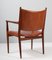 Mahogany and Leather Model JH513 Armchair by Hans J. Wegner, Image 8