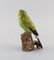 Hand-Painted Faience Figure by Jeanne Grut for Royal Copenhagen, Budgerigar 3