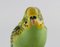 Hand-Painted Faience Figure by Jeanne Grut for Royal Copenhagen, Budgerigar 7