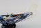 Italian Polychrome Mouth-Blown Murano Art Glass Gondola Sculpture, Image 4