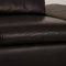 2-Seater Enjoy Dark Brown Leather Sofas from Willi Schillig, Set of 2 4