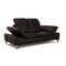 2-Seater Enjoy Dark Brown Leather Sofas from Willi Schillig, Set of 2 3