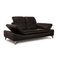 2-Seater Enjoy Dark Brown Leather Sofa from Willi Schillig 3