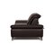 2-Seater Enjoy Dark Brown Leather Sofa from Willi Schillig 11