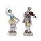 Painted Porcelain Figurines from Meisen, Set of 2 1
