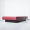 AVL Glyder Pouf in Red Burgundy Leather from Lensvelt 2