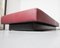 AVL Glyder Pouf in Red Burgundy Leather from Lensvelt 3