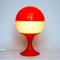 Space Age White and Orange Globe Table Lamp, 1970s 7