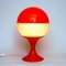 Space Age White and Orange Globe Table Lamp, 1970s, Image 7