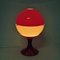 Lampe de Bureau Globe Space Age Blanche et Orange, 1970s 9
