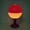 Space Age White and Orange Globe Table Lamp, 1970s, Image 9