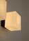 Lampade da parete in bachelite nera e vetro opalino bianco di Poul Henningsen per Louis Poulsen, Danimarca, anni '60, set di 2, Immagine 6
