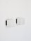 Lampade da parete in bachelite nera e vetro opalino bianco di Poul Henningsen per Louis Poulsen, Danimarca, anni '60, set di 2, Immagine 4