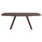 Large Walnut Magnum Dining Table by Pierre Favresse 1