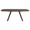 Large Walnut Magnum Dining Table by Pierre Favresse, Image 1