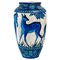 Vaso Deer and Doe di Charles Catteau Boch Keramis, Immagine 1