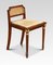 Chaises d'Appoint en Acajou, Set de 2 6