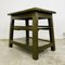 Industrial Side Table in Wood 12