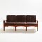 Danish Leather Sofa Set by Arne Wahl Iversen for Komfort, Set of 3 2