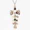 Antique Pendant in Silver and 18K Rose Gold with Diamonds, Image 9