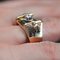 Signet Tank Ring in 18K Yellow Gold with Diamond, 1940s, Image 8