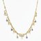 Antique French Drapery Necklace with Sapphire Cabochon and Natural Pearl, Image 10