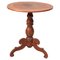 Antique Swedish Rustic Pedestal Table in Pine 1