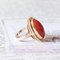 Vintage 14K Gold Ring with Coral, 1950s 3