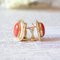 Vintage 18K Gold Earrings with Coral, 1950s 3