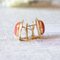 Vintage 18K Gold Earrings with Coral, 1950s, Image 4