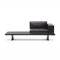 Refolo Modular Sofa in Wood and Black Leather by Charlotte Perriand for Cassina 7