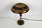 Art Deco Table Lamp in Brass with Glass Rods 7