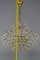 Seven Light Crystal Glass and Gilt Brass Chandelier, Germany, 1970s, Image 19